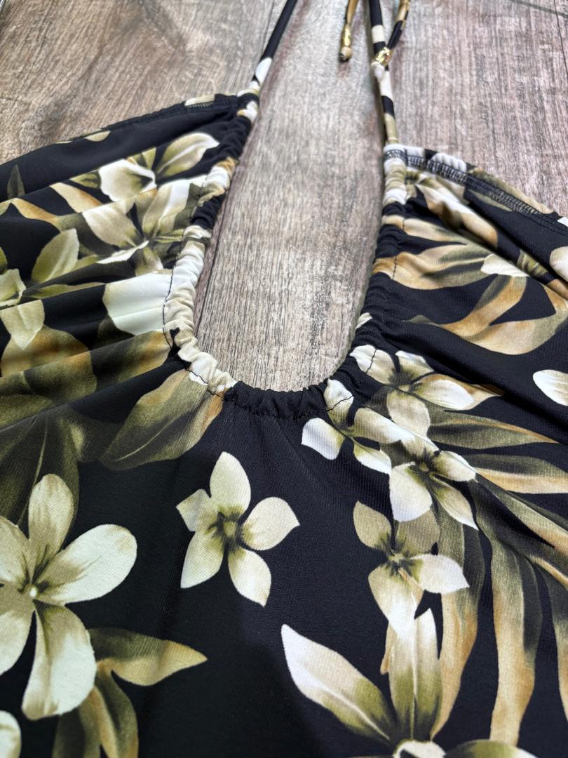 Traje de Baño Bikini Entero flores