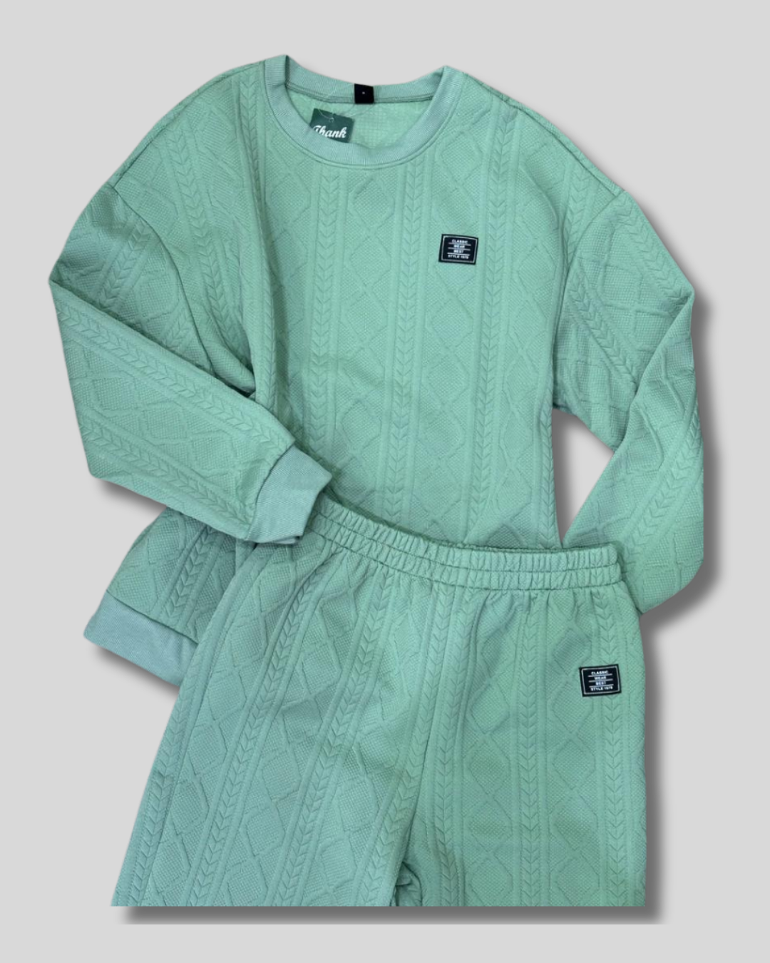 Conjunto largo verde