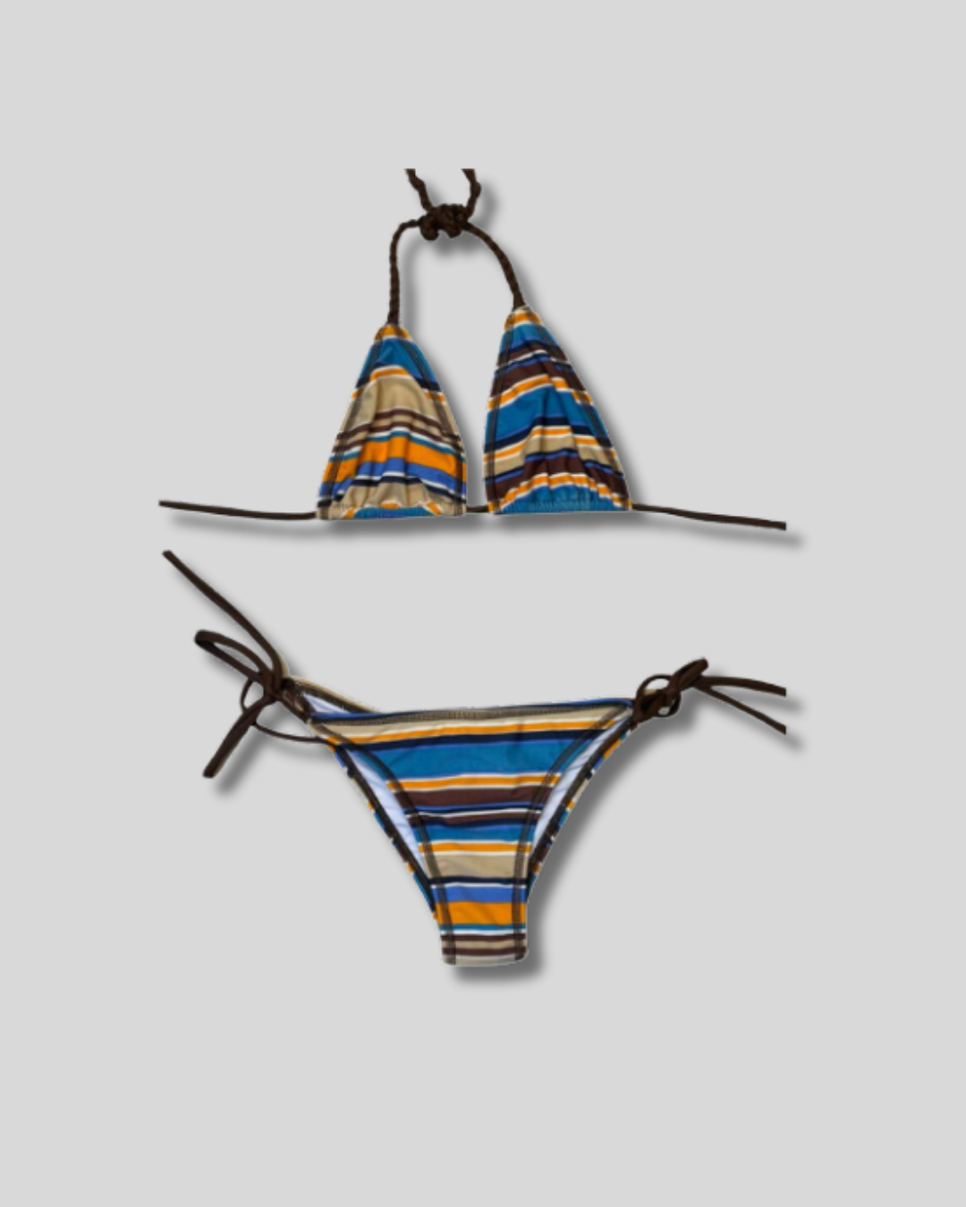 Traje de Baño Bikini clásico de rayas