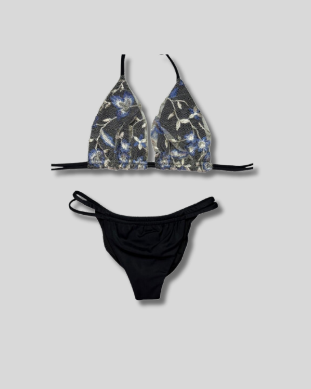 Traje de Baño Bikini clásico con encajes