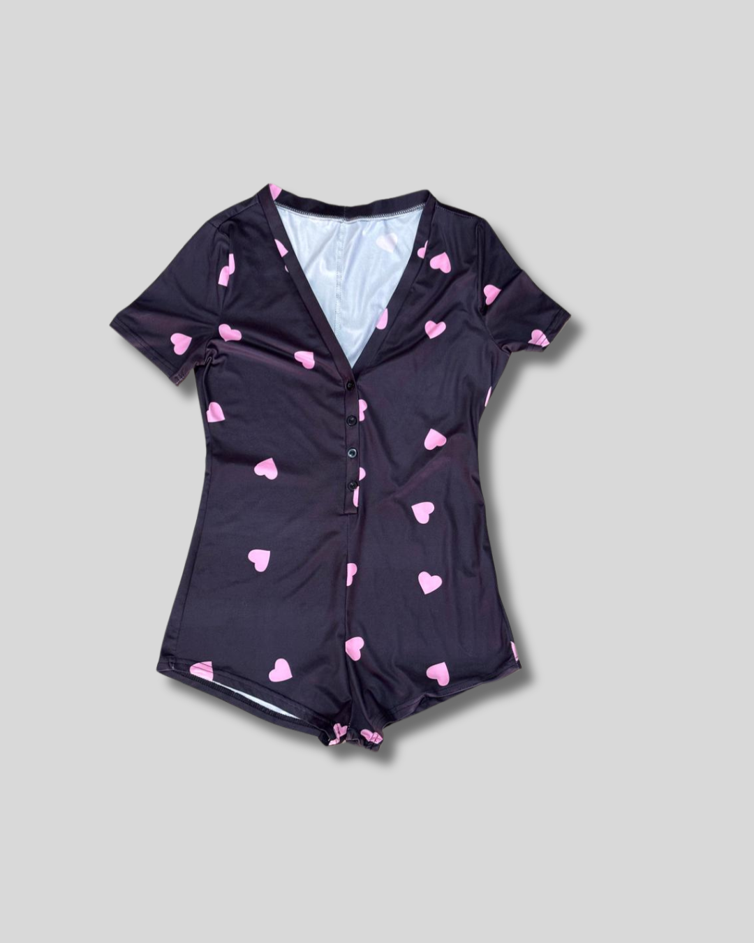 Braga de pijama con corazones