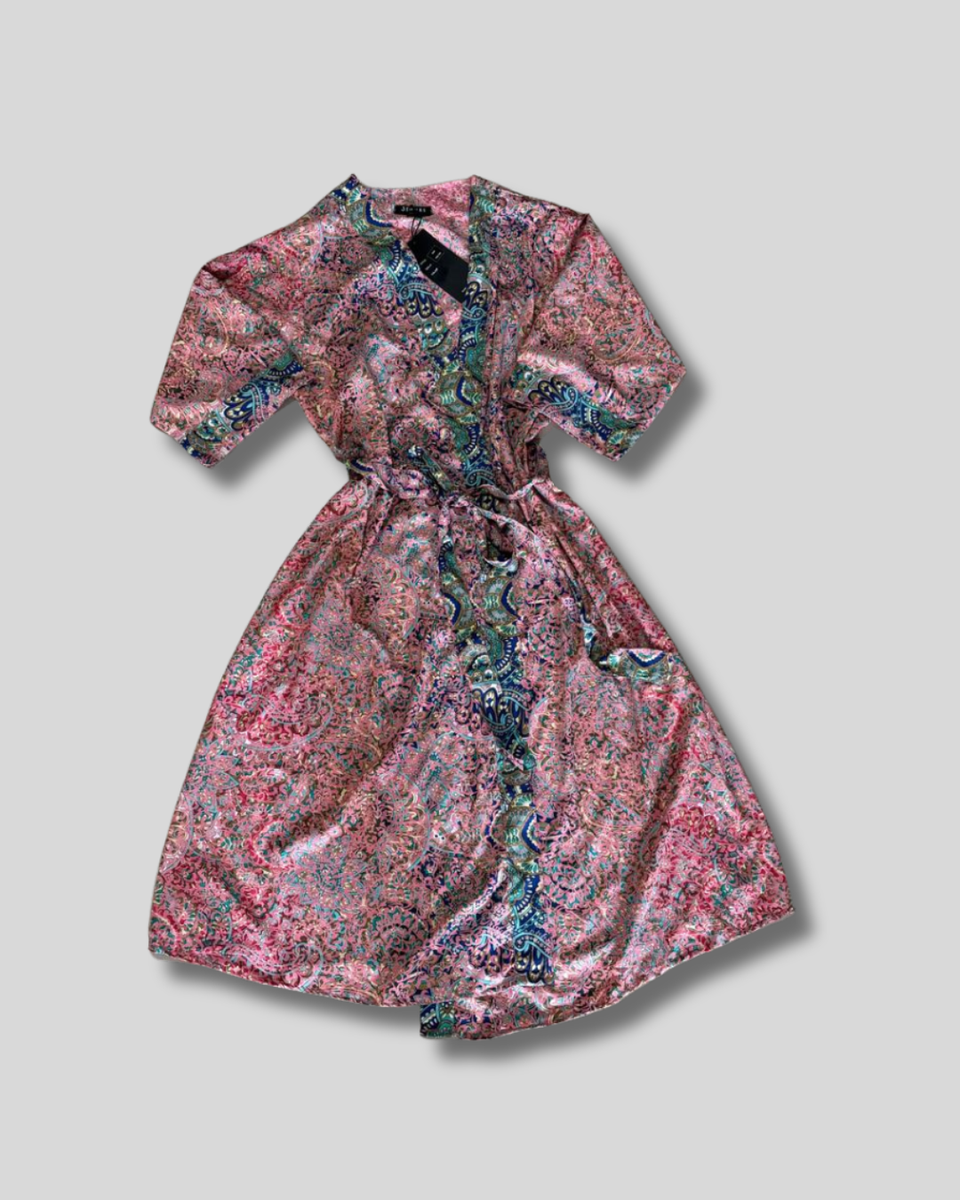 Kimono con tonos rosados