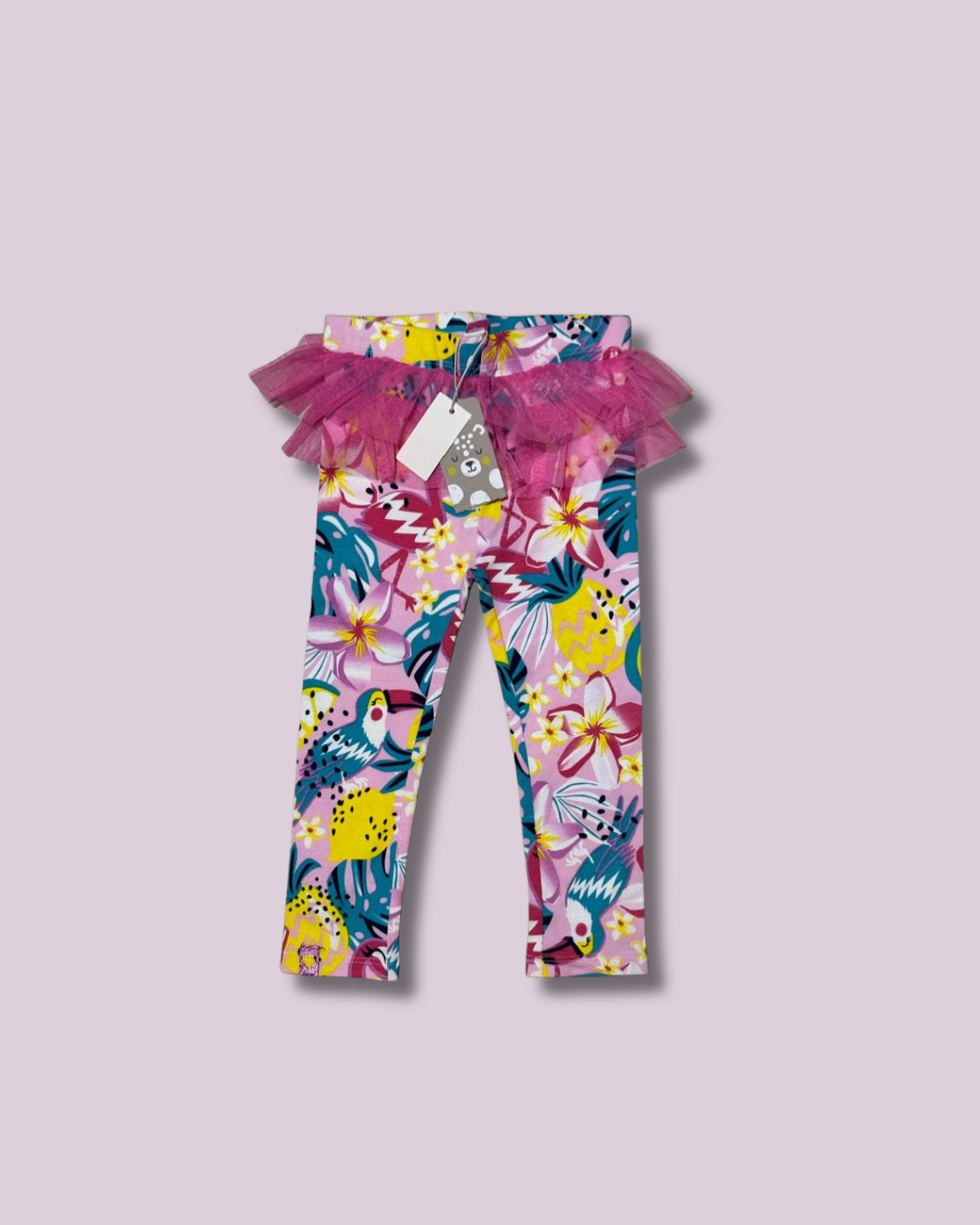 Leggins de flores con tutu