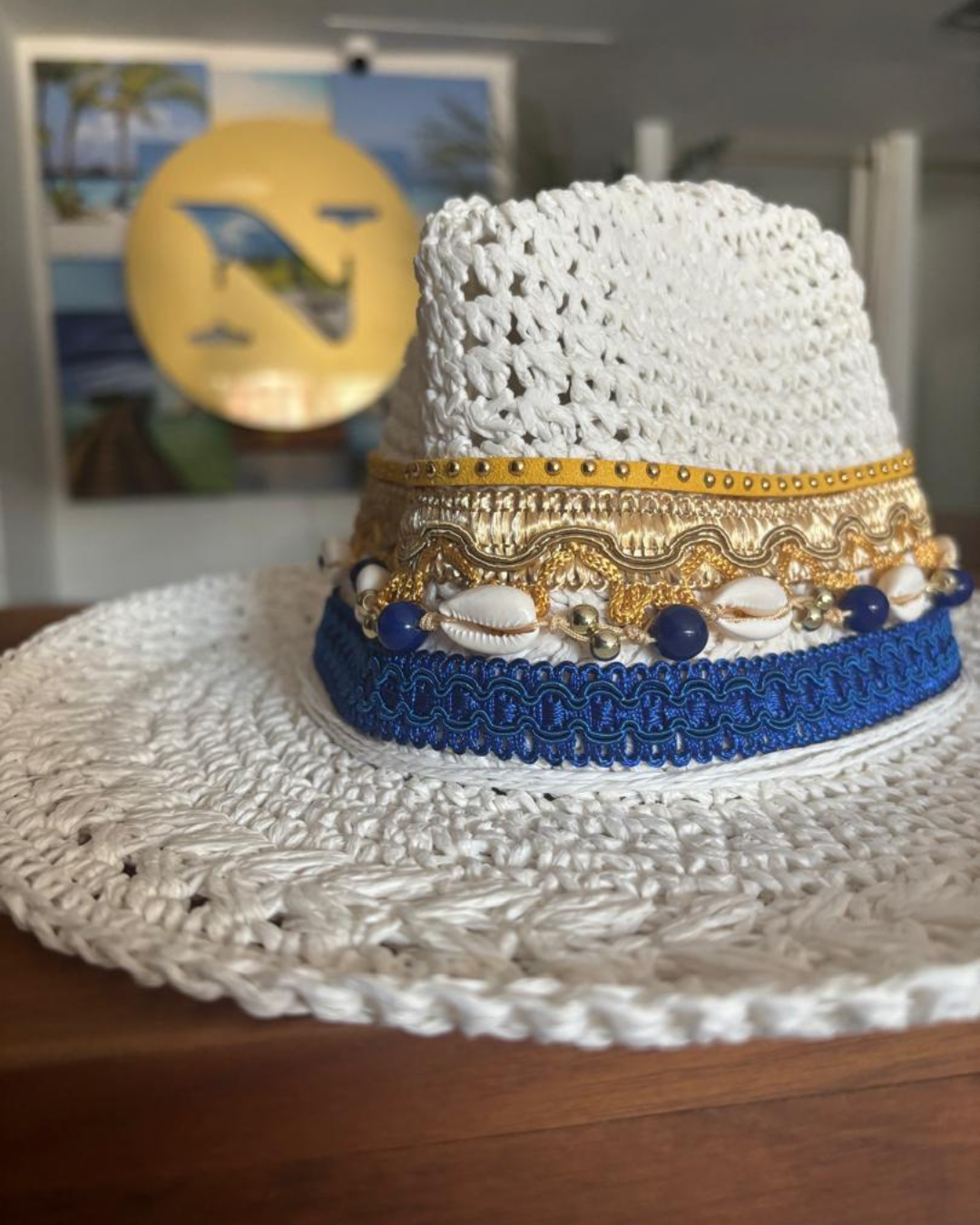 Sombrero personalizado blanco