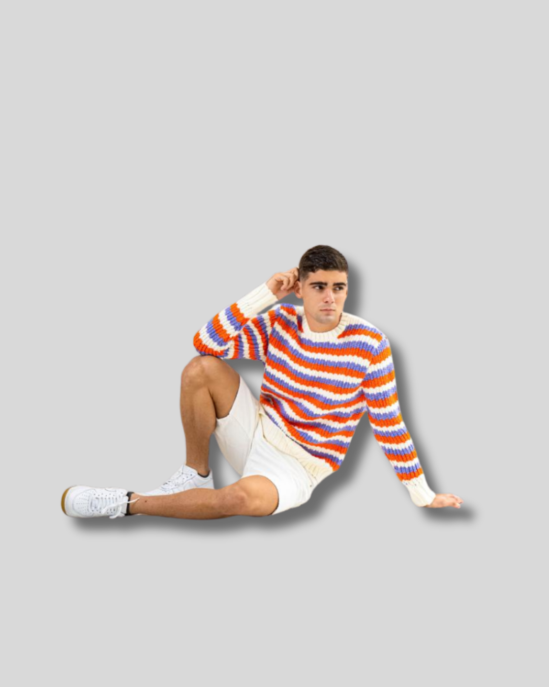 Suéter tejido de colores Zara