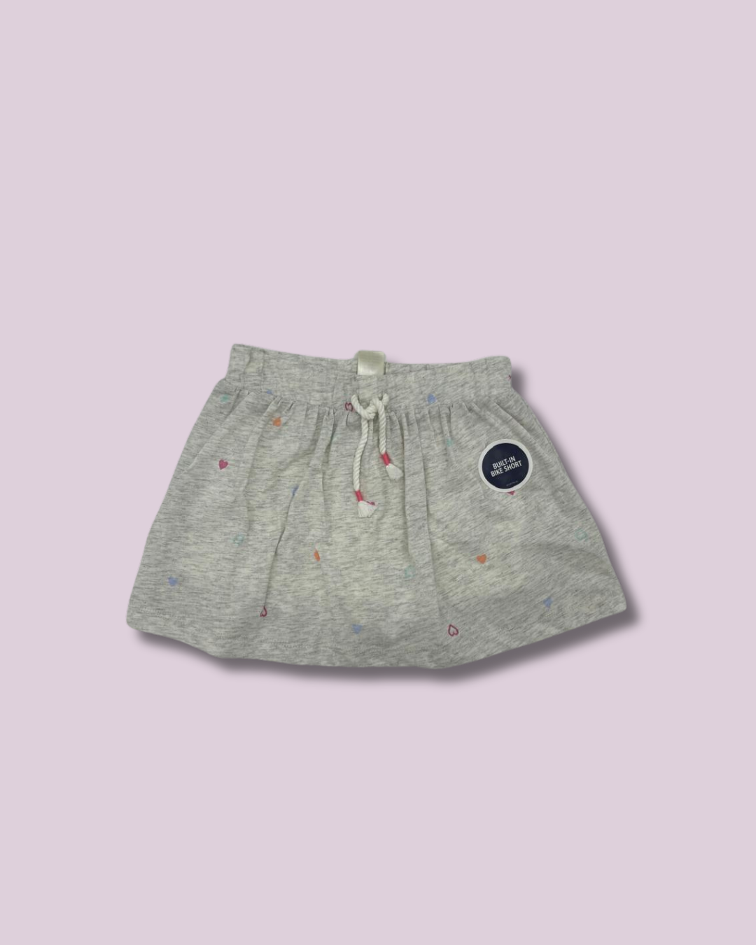 Falda Short de corazones