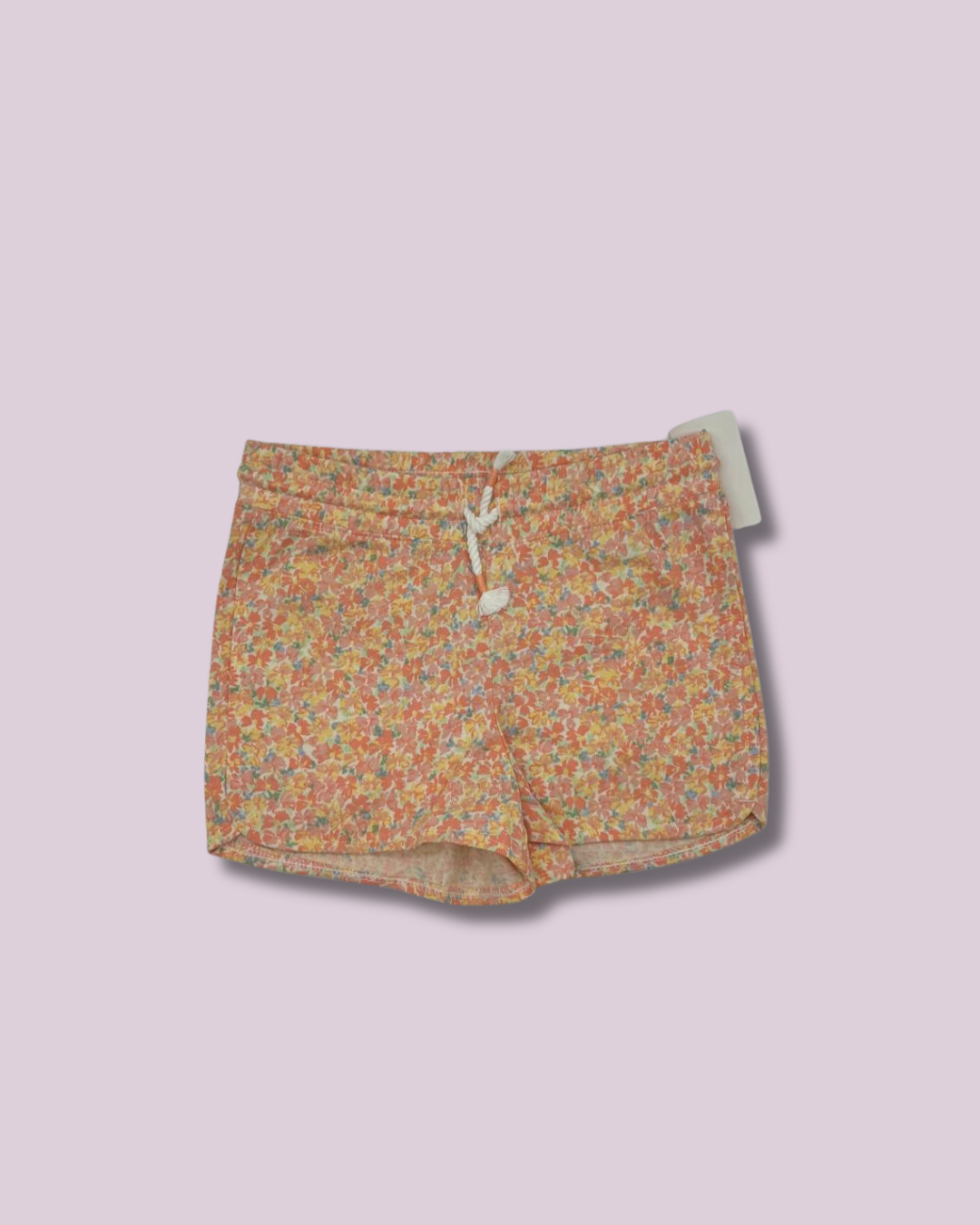 Short de flores salmón