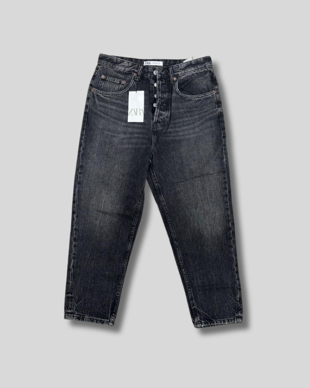 Jean Carrot Relaxed negro Zara