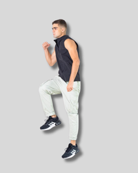 Chaleco deportivo negro Zara