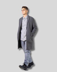 Sobretodo gris Zara
