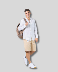 Camisa de lino blanca Zara