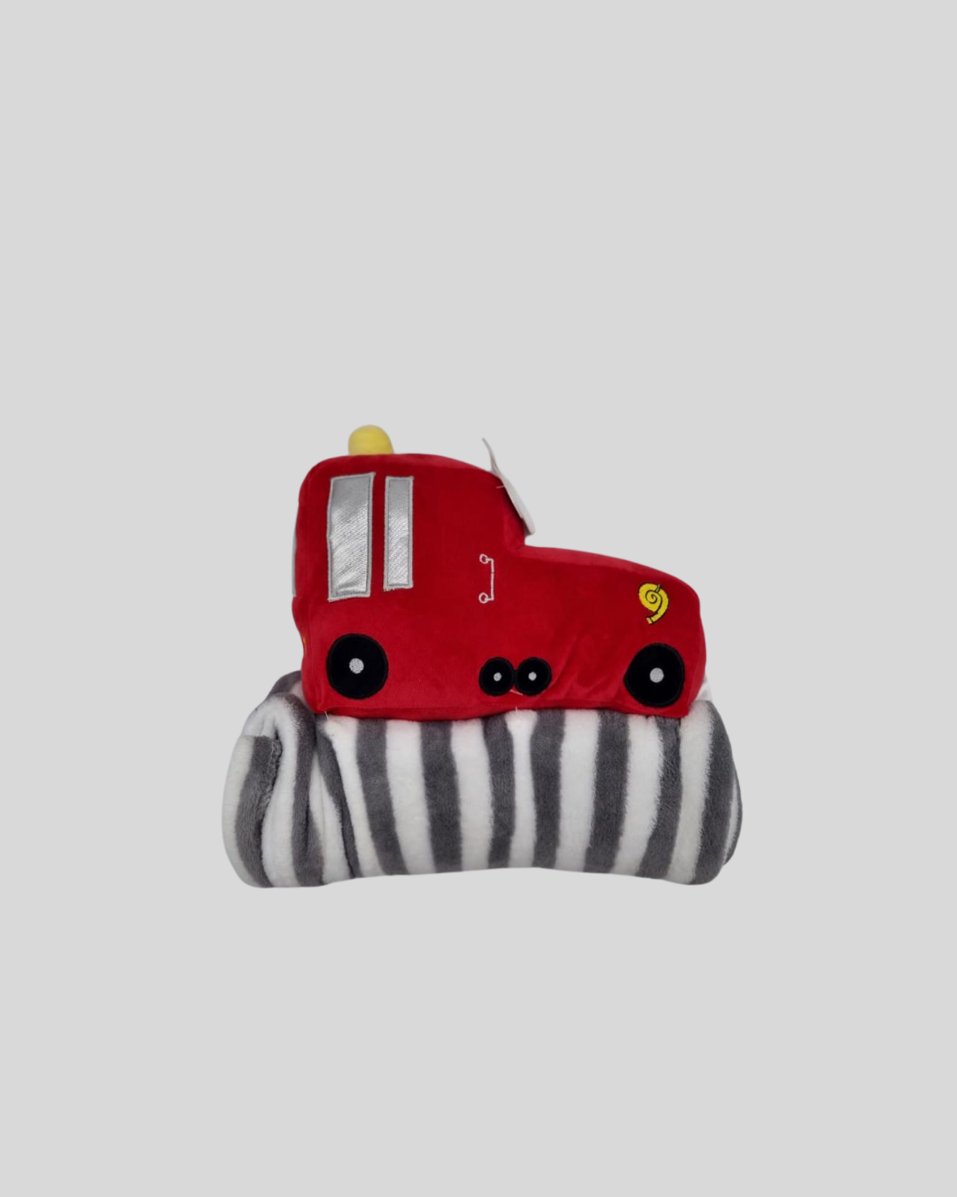 Cobija infantil con cojín de tractor