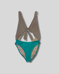 Traje de Baño Bikini Entero dos tonos