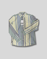 Camisa de rayas de colores Zara