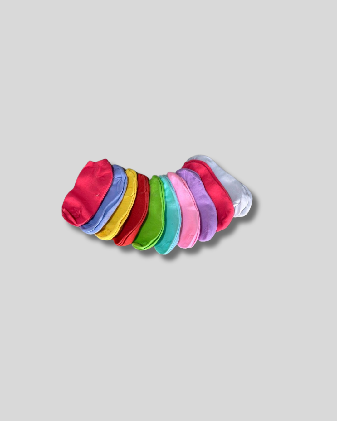 Pack de medias tobilleras colores vivos
