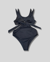Traje de Baño Entero Shein negro
