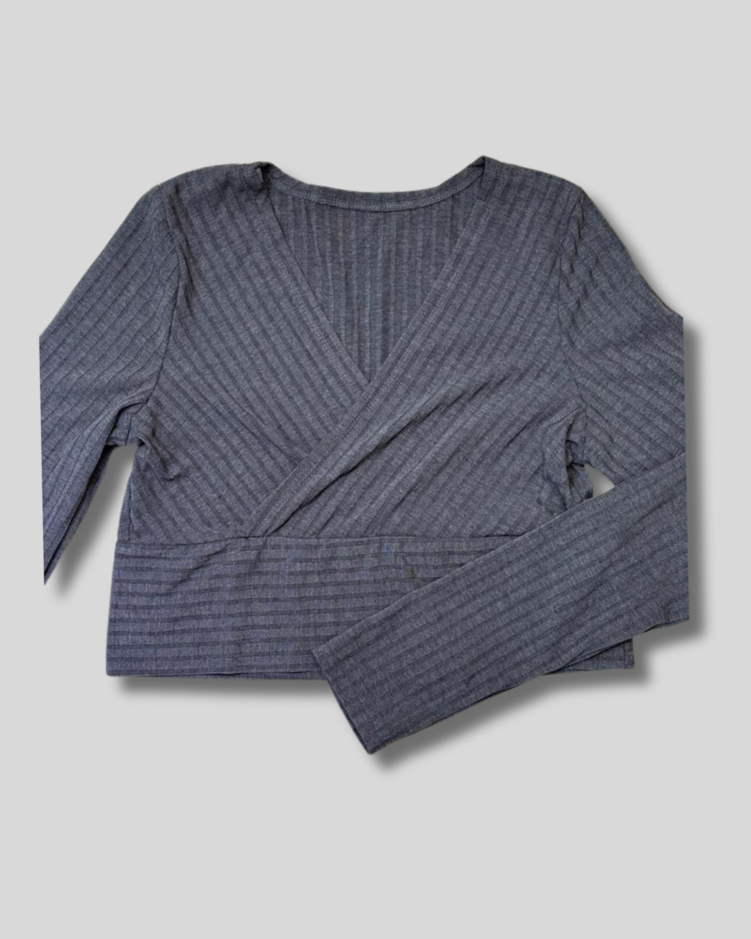 Camisa manga larga cruzado Shein