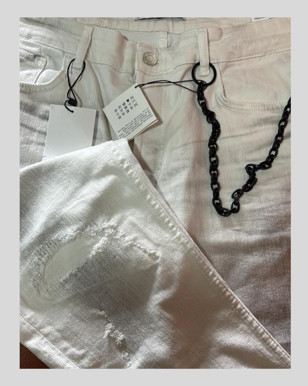 Jean blanco Skinny Fit Zara