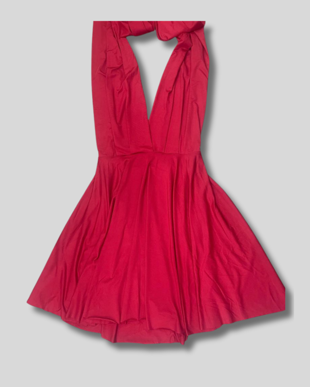Vestido rojo multi forma