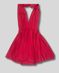 Vestido rojo multi forma
