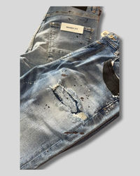 Jean manchado Skinny Fit Zara
