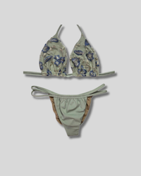 Traje de Baño Bikini clásico con encajes
