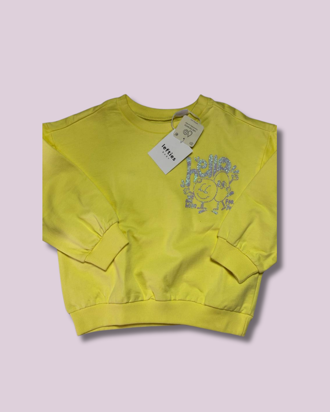 Suéter de niña amarillo