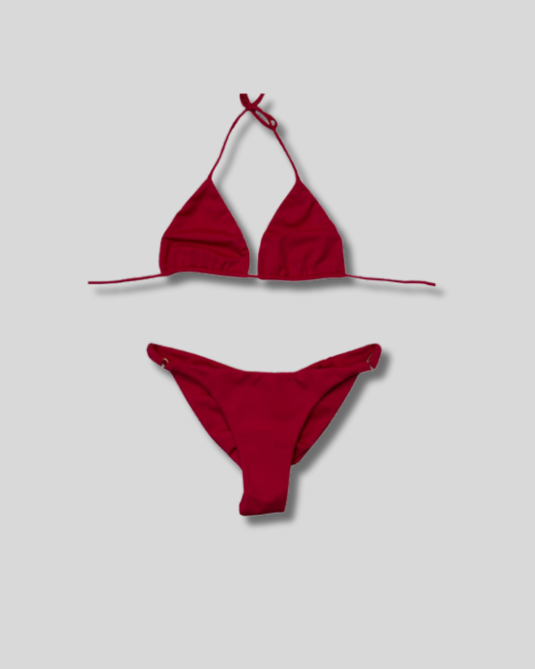 Traje de Baño bikini clásico rojo