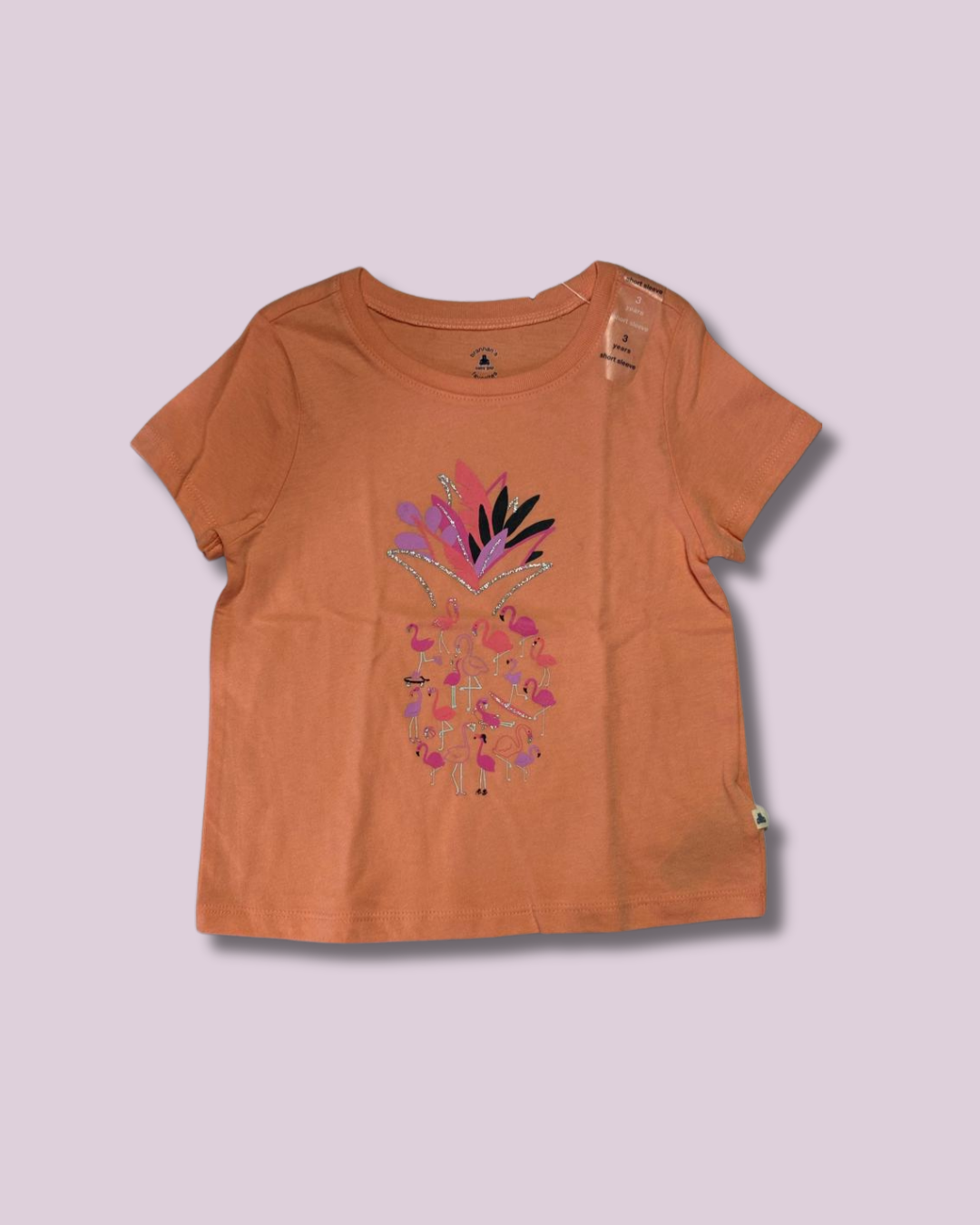 Franela naranja Flamencos