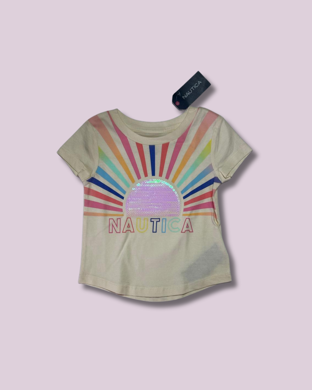 Franela con sol de colores