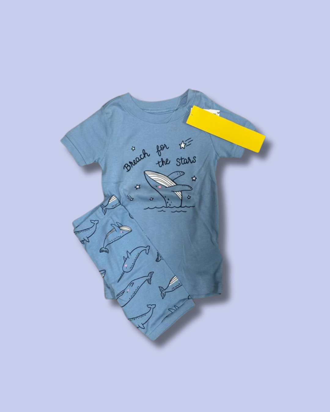 Pijama azul de ballena