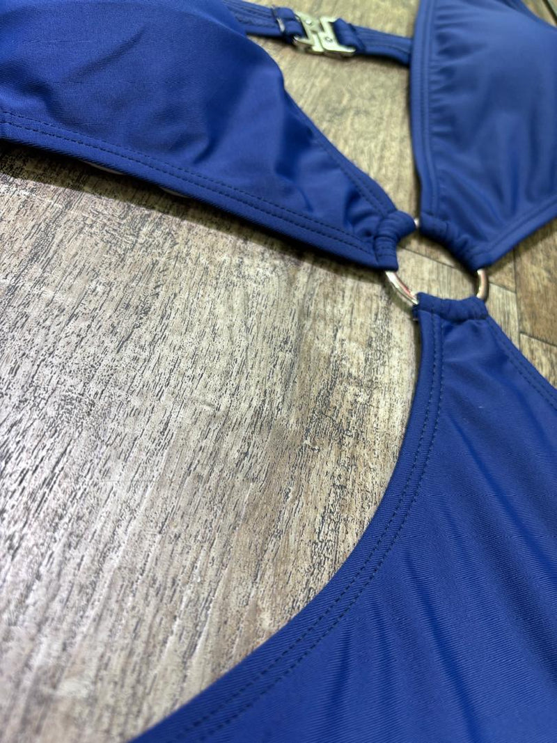 Traje de Baño Triquini azul Shein
