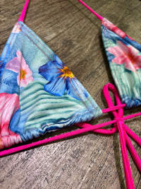 Traje de Baño Bikini clásico floreado