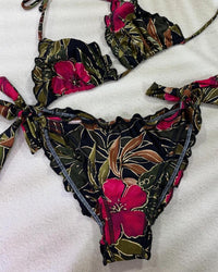 Traje de Baño Bikini con volantes