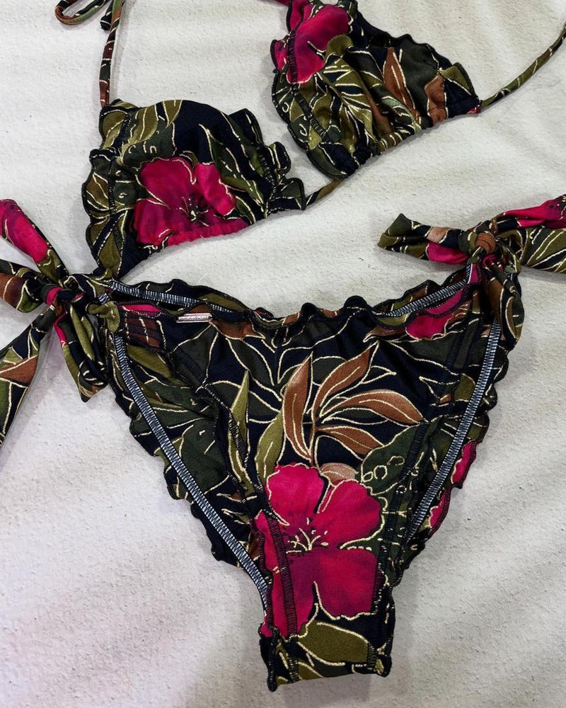 Traje de Baño Bikini con volantes
