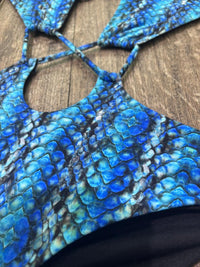 Traje de Baño Trikini azul